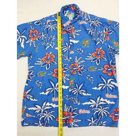 Reyn Spooner Hawaiian Traditionals Size Medium Mens Florida Gators Rayon Shirt - Picture 7 of 8